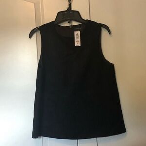 Babaton by Aritzia Black Faux Suede Blouse. Size S